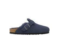 Birkenstock - Zoccoli caldi e morbidi - Boston Shearling Leather/Suede Regular New Navy per Uomo in Pelle - Taglia 41 - Blu navy