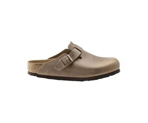 Birkenstock - Zoccoli in cuoio Nubuck oliato - Boston Oiled Leather Regular Tobacco Brown per Uomo in Pelle - Taglia 43 - Marrone