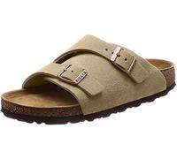 Birkenstock Zürich Taupe Plantare Morbido Pelle Scamosciata