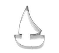 Birkmann 1010698410 - Forma per Biscotti, Barca a vela, 5 x 3 x 2 cm, Colore Argento