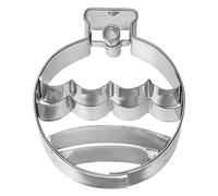 Birkmann 1010699510 Stampino Palla di Natale, 6,5 cm, Plastica, Grigio, 5 x 3 x 2 cm