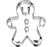 Birkmann 1010699610 Stampino Gingerman, 12 cm, Plastica, Grigio, 5 x 3 x 2 cm