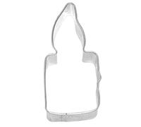 Birkmann 1010703110 - Stampo per biscotti a forma di candela, 7 cm, in plastica, colore: grigio, 5 x 3 x 2 cm