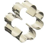 Birkmann 1010704510 - Stampo per biscotti a forma di quadrifoglio, 6 cm, in plastica, colore: grigio, 5 x 3 x 2 cm
