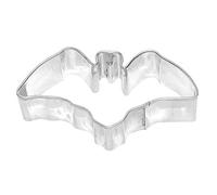 Birkmann 1010705210 Stampino Pipistrello 7,5 cm, Tagliabiscotti Forme per Biscotti, Plastica, Grigio, 5 x 3 x 2 cm