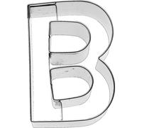 Birkmann 1010710510 - Stampo per biscotti a forma di lettera A Plus, 6 cm, in plastica, grigio, 5 x 3 x 2 cm