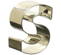 Birkmann 1010712310 Stampino Lettera S, 6 cm, Plastica, Grigio, 5 x 3 x 2 cm
