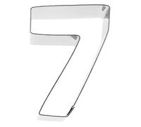Birkmann 1010713810 - Stampo per biscotti a forma di numero 7, 6 cm, in plastica, 5 x 3 x 2 cm