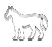 Birkmann 1010717210 - Stampo per biscotti a forma di cavallo, 11,6 cm, in acciaio INOX, 5 x 3 x 2 cm, colore: Grigio