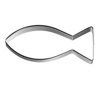 Birkmann 1010723210 Stampino Christen Pesce, 10 cm, Plastica, Grigio, 5 x 3 x 2 cm