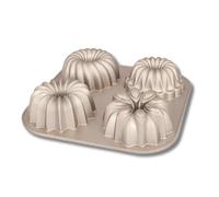 Birkmann, Contoura 887282 - Teglia per ciambella Belissima, in ghisa di alluminio, con rivestimento antiaderente e ricetta, 24 x 24 cm