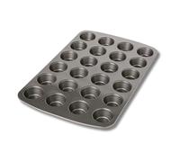 Birkmann Easy Baking 881112 Stampo per 24 Mini Muffin, Metallo, Grigio