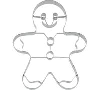 Birkmann, formina XXL per biscotti e biscotti di marzapane, in acciaio inox, lavabile in lavastoviglie, dimensioni: 18 cm