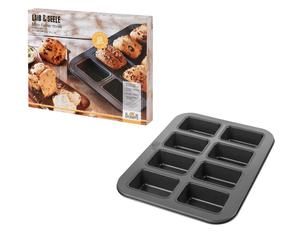 Birkmann : Laib & Seele : teglia per 8 mini plumcake-panini a cassetta