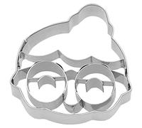 Birkmann Mrs. Claus, testa tagliapasta per tagliare e decorare biscotti, marzapane e fondente, in acciaio inox, lavabile in lavastoviglie, 5 cm