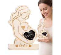 BIRLOZA 1 Pz Regalo per Gravidanza: Cornice per Ecografia per Future Mamme - Amore a Prima Vista