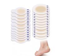 BIRLOZA 20 PCS Cerotti per Vesciche in Idrocolloide per Tallone e Dita dei Piedi, Protezione Extra Forte, Sollievo per Vesciche, Design Discreto e Impermeabile