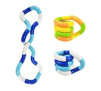 BIRLOZA 2Pezzi Tangle Fidget Toy Finger Decompression Fidget Twist Sollievo dallo Stress Stimolare Silenzioso per I Bambini e Gli Adulti