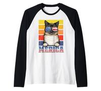 Birman Cat 4th of July Merica American Mericat Cats Lovers Maglia con Maniche Raglan