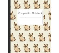 Birman Cat Composition Notebook with Adorable Feline Pattern: A Cute Lined Notebook for School, Journaling, and Creative Writing for Students, Teachers, and Cat Lovers
