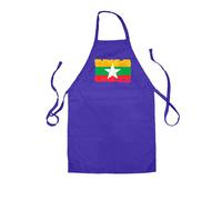 Birmania Myanmar Bandiera - Unisex Bambini Grembiule - Naypyitaw Paese Viaggio