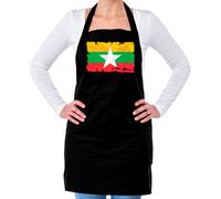 Birmania Myanmar Bandiera Unisex Grembiule - Naypyitaw - - Paese - Viaggio -