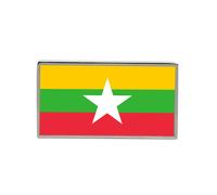 Birmania Myanmar Distintivo di Bandiera Lapel Pin
