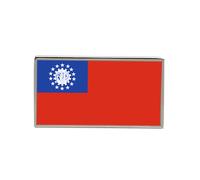 Birmania Myanmar pre-2010 Distintivo di Bandiera Lapel Pin