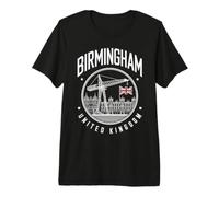 Birmingham Regno Unito Travel City Maglietta Premium