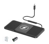 BIRNN Caricabatterie Wireless per Auto per VW T-ROC Crossover R-Line Cabriolet, Tappetino Ricarica Wireless Auto, Caricatore Rapido Type-C/USB, Caricatore Wireless Auto,A 30cm Cable Type-C Plug
