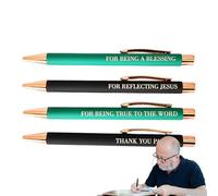 biro Pen Smooth - Scrittura di inchiostro nero, con impugnatura comoda, flusso a inchiostro secco rapido, cancelleria quotidiana affidabile, accessorio regalo elegante | Per firmare note di