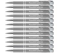 Biro personalizzata con nome o benedizione, biro su misura con inchiostro nero da 0,5 mm, adatta per uomini donne ufficio scuola business regalo promozionale, penna per matrimonio