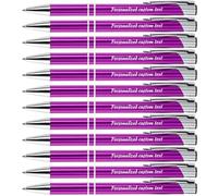 Biro personalizzata con nome o benedizione, biro su misura con inchiostro nero da 0,5 mm, adatta per uomini donne ufficio scuola business regalo promozionale, penna per matrimonio