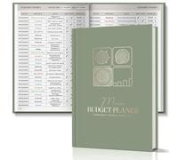 BIROYAL 12 mesi di budget Planner tedesco - pianificatore finanziario non datato - pianificatore di bilancio con consapevolezza, riflessione, reddito, spese tracker - budget planner per controllare i