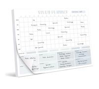 BIROYAL - Agenda scolastica A4, 50 fogli, agenda settimanale e oraria, elementi essenziali per la revisione, 210 x 280 mm