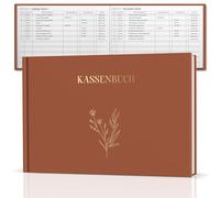BIROYAL Libro di cassa A5 - 120 pagine libro di bilancio, budget Planner e libri di cassa - libro di bilancio per iscrizione - libro di cassa per piccole imprese - Edizioni tracker pianificatore