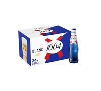 Birra 1664 Blanc, Cassa con 24 Bottiglie da 33 irra Speciale con note Fruttate e Agrumate, Gusto Leggero e Rinfrescante, Gradazione Alcolica 5.0% Vol.