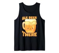 Birra Ale là Carino Kawaii Drink Illustrazione Canotta