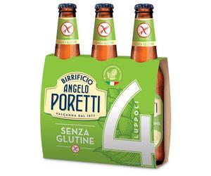 BIRRA ANGELO PORETTI 4 LUPPOLI SENZA GLUTINE 3 PEZZI DA 330 ML