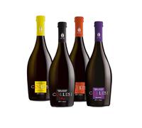 Birra Artigianale Collesi - Confezione Degustazione 4 Birre - Chiara, Nera, Ambrata, Triplo Malto - Confezione da 4 Bottiglie - 750 ml