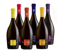 Birra Artigianale Collesi - Confezione Degustazione 6 Birre - Chiara, Triplo, IPA, Rossa, Bionda, Ambrata - Confezione da 6 Bottiglie - Bottiglie da 750 ml