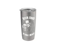 Birra Buon Fuoco Bad Frankenstein Divertente Barista Halloween Bicchiere termico in acciaio inox doppia parete