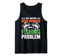 Birra da pesca divertente - Solo un altro bevitore con un problema con la canna Canotta