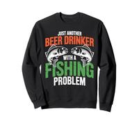 Birra da pesca divertente - Solo un altro bevitore con un problema con la canna Felpa