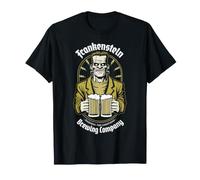 Birra di Halloween Funny Gothic Frankenstein Brewing Company Maglietta