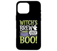Birra di Halloween, Witch's Brew and Boo! Bevi Magic Party Crew Custodia per iPhone 16 Pro Max