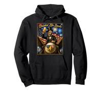 Birra Drinkin Come Lincoln on Eagle USA Flag America 4 luglio Felpa con Cappuccio