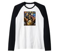 Birra Drinkin Come Lincoln on Eagle USA Flag America 4 luglio Maglia con Maniche Raglan