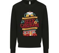 Birra E Caravan Kinda Fine Settimana Divertente Uomo Felpa Maglione