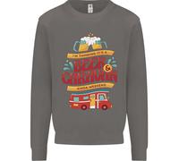 Birra E Caravan Kinda Fine Settimana Divertente Uomo Felpa Maglione